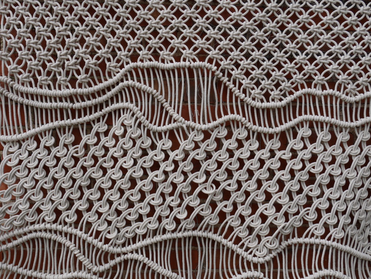 wall hanging modern macrame and fibre art Adelaide Australia