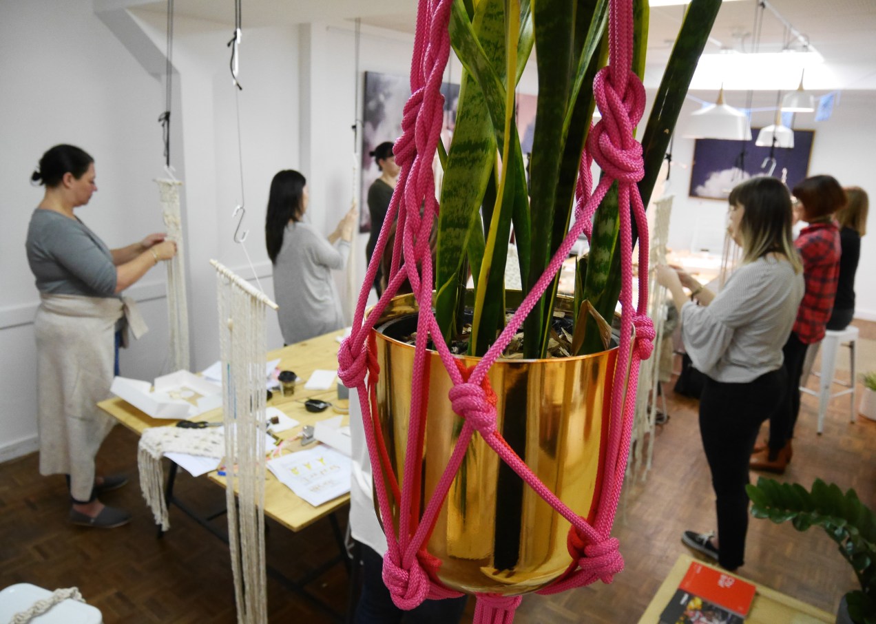 macrame workshop Adelaide Australia Brick and Mortar Norwood Bianca Barbaro