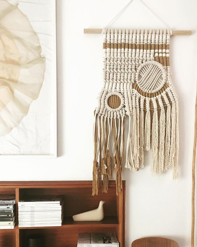 macrame fibre art weaving Bianca Barbaro interior design wall hanging